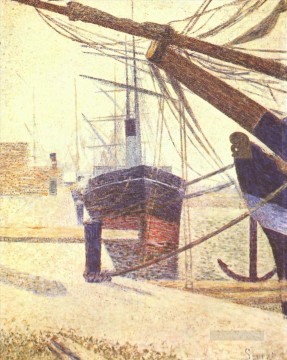  1886 Pintura - Puerto de Honfleur 1886